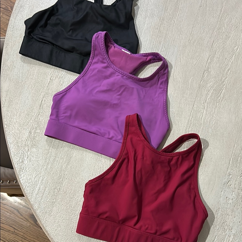 Stylish Women's Intimates Set - Black, Purple, and Red